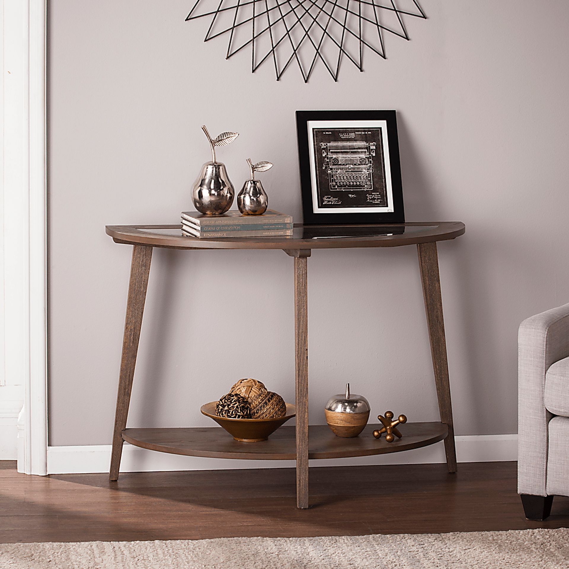 Chelsworth Brown Console Table - Image 2