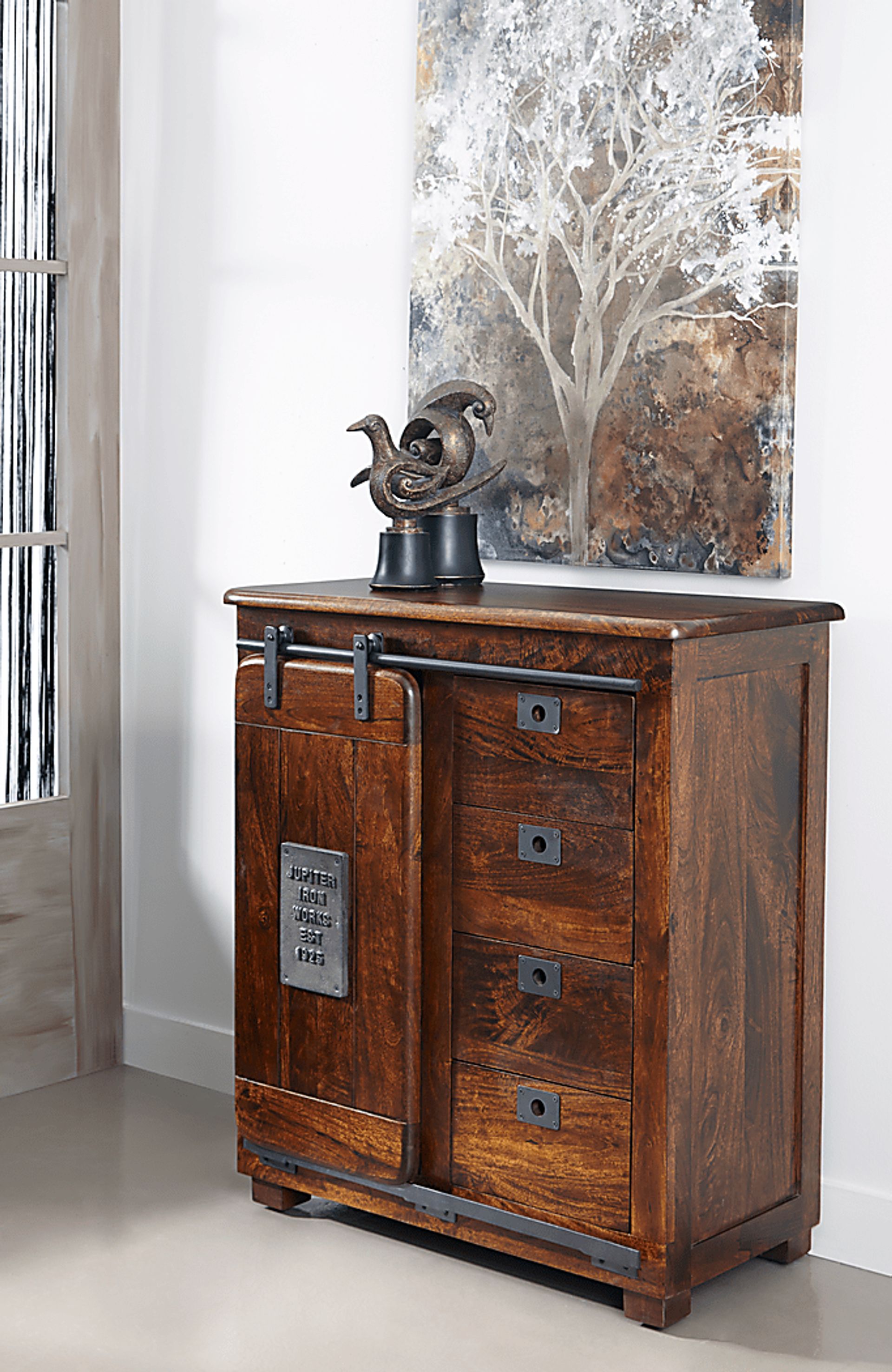 Chelveston Brown Accent Cabinet - Image 8