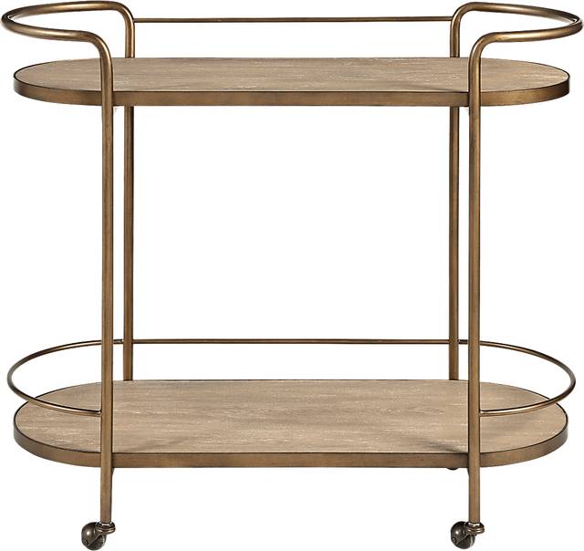 Chelwood Natural Bar Cart - Thumbnail - Image 2
