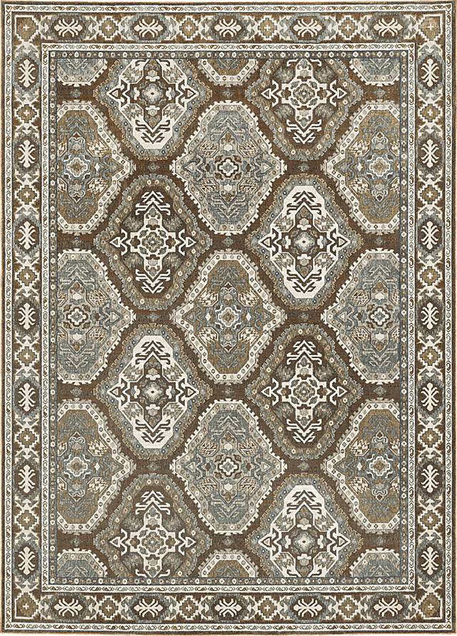 Chemmis Rust 7'10 x 11' Rug - Thumbnail - Image 1