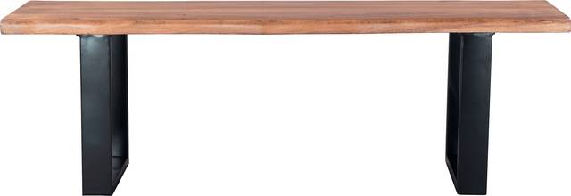 Chenault Brown Bench - Thumbnail - Image 4