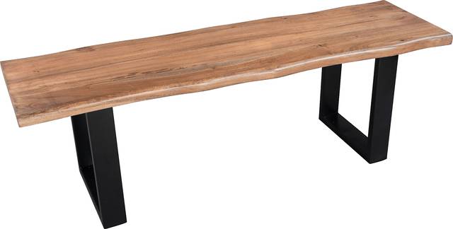 Chenault Brown Bench - Thumbnail - Image 5