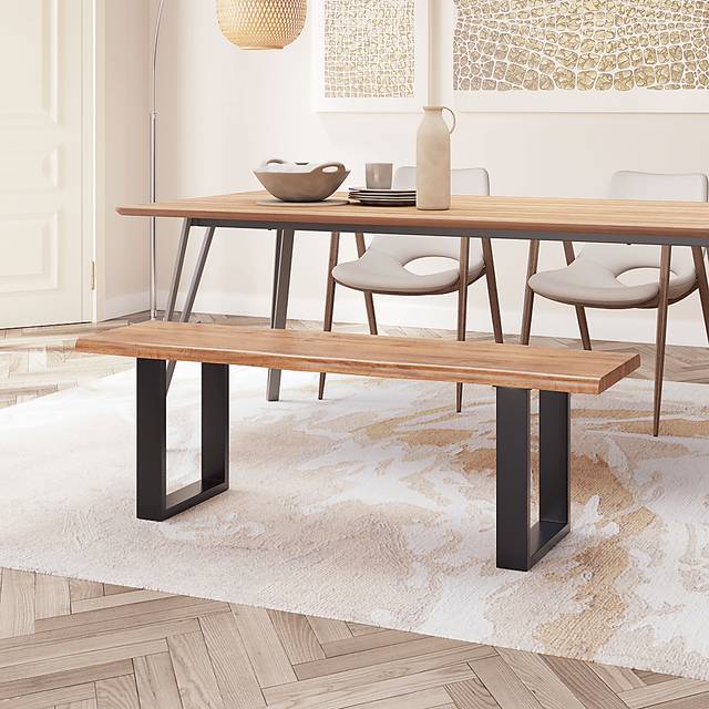 Chenault Brown Bench - Thumbnail - Image 9