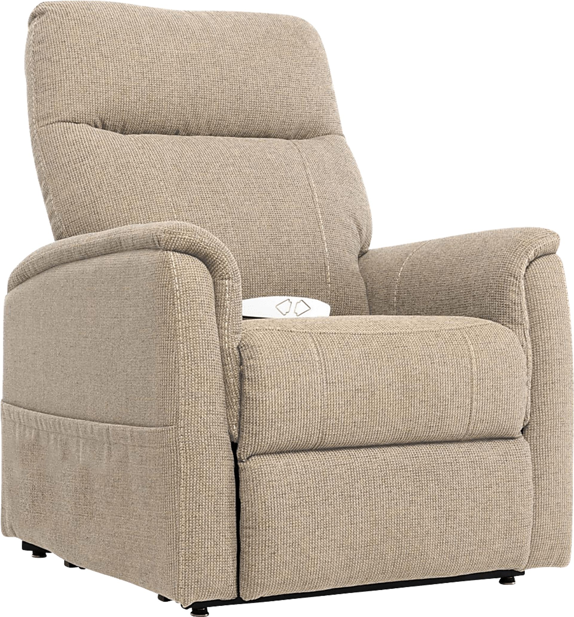 Chend Brown Power Lift Chair - Image 1