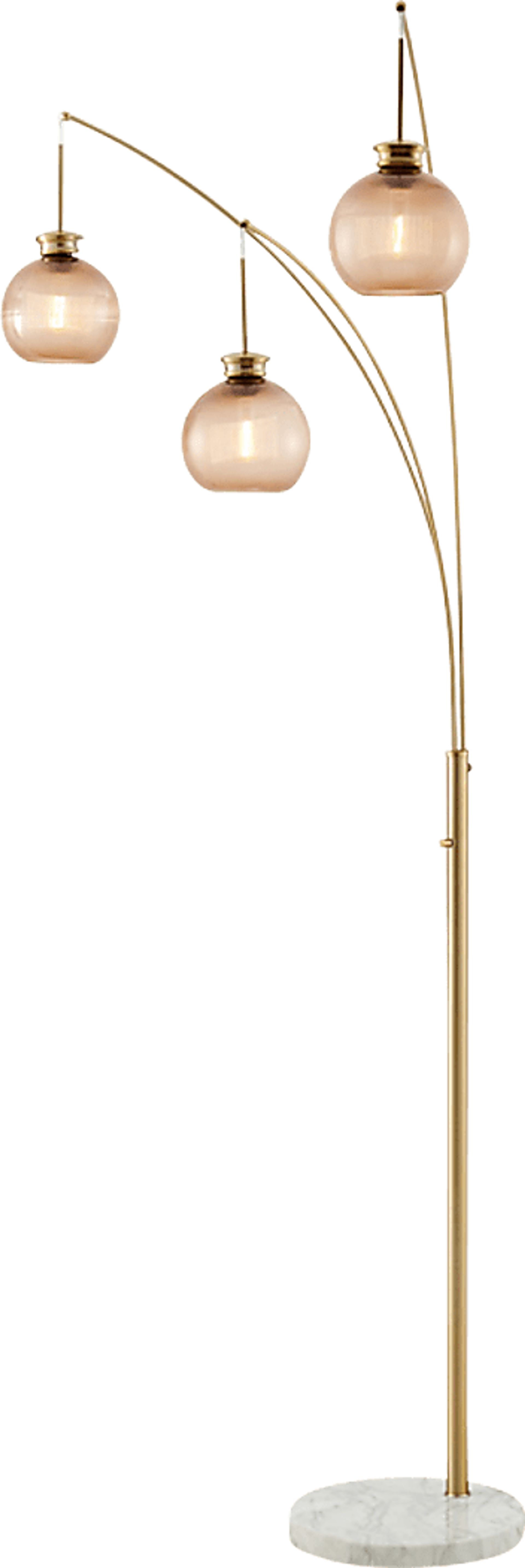 Chene View Gold Floor Lamp - Image 1