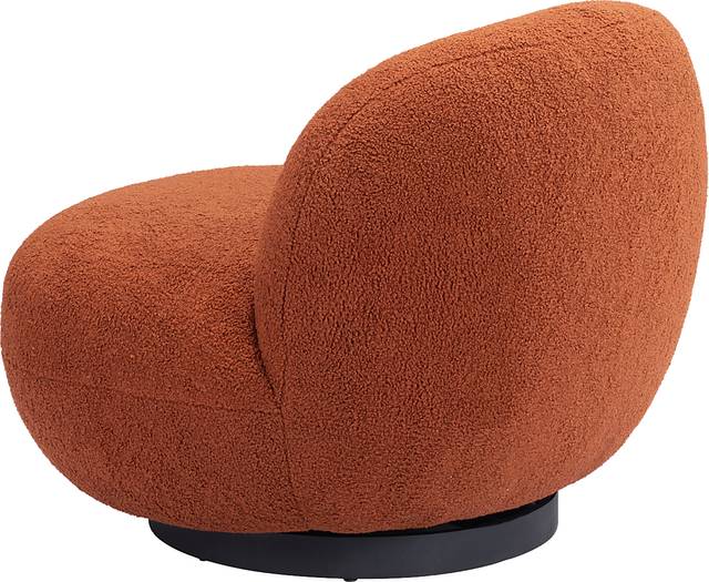 Chenega Orange Accent Chair - Thumbnail - Image 7