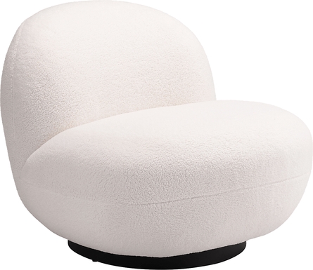 Chenega White Accent Chair