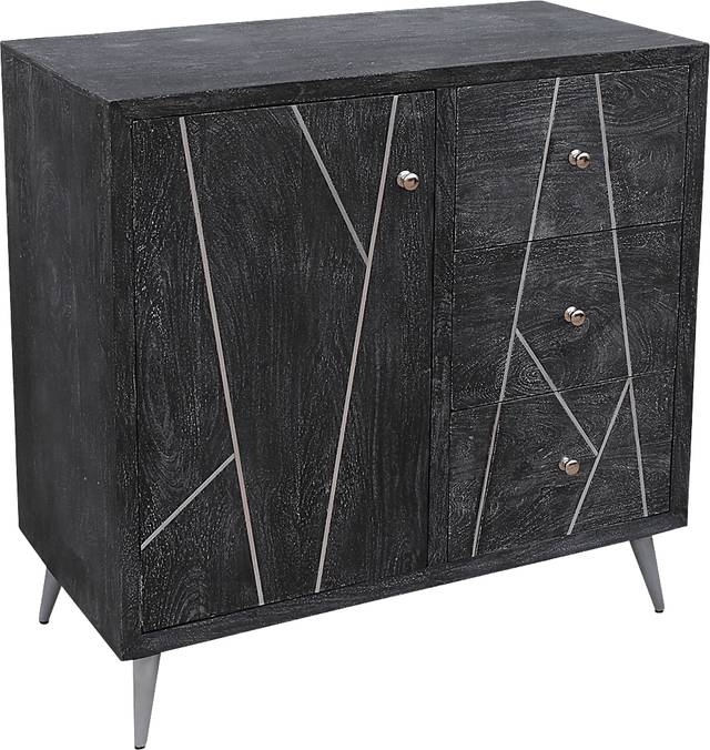 Chenevert Gray Accent Cabinet - Thumbnail - Image 1