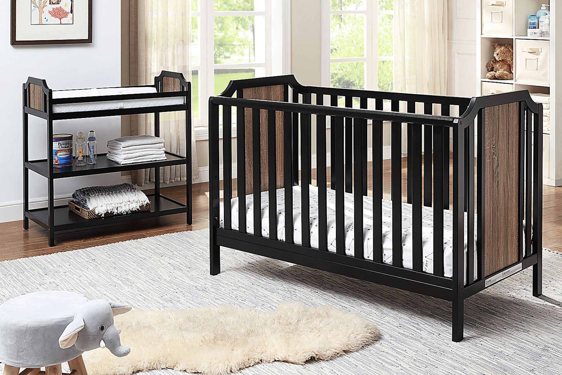 Cheno Black Black,Colors Crib | Rooms to Go