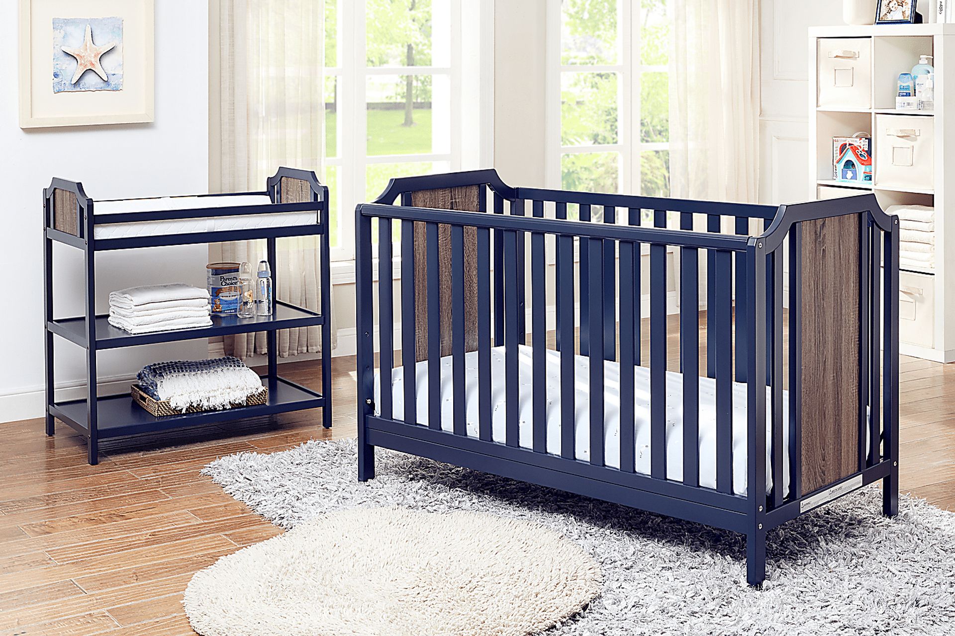 Kids Cheno Blue Crib - Image 5