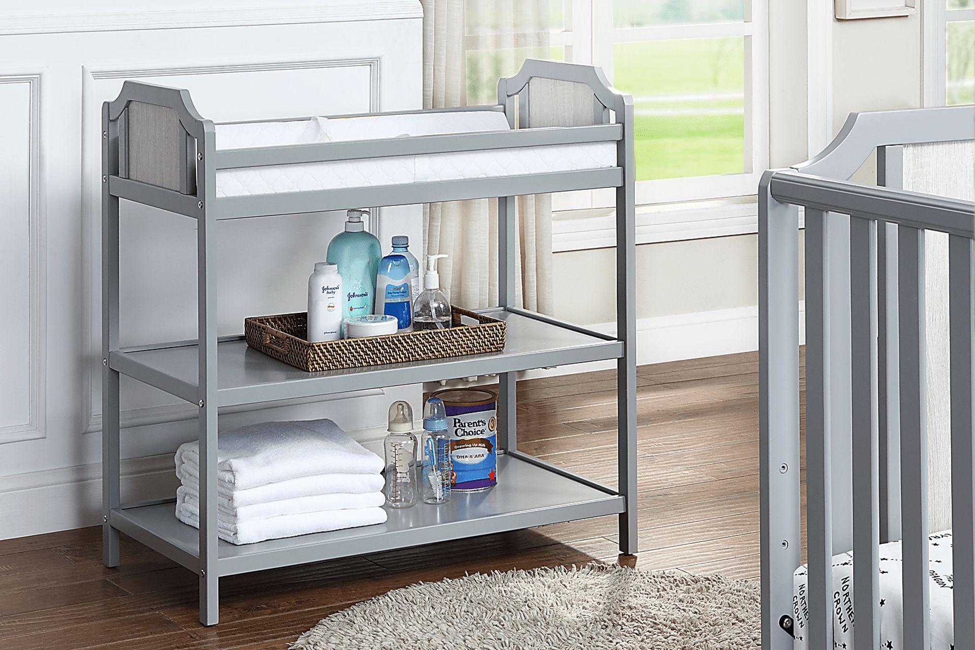 Kids Cheno Gray Changing Table - Image 3