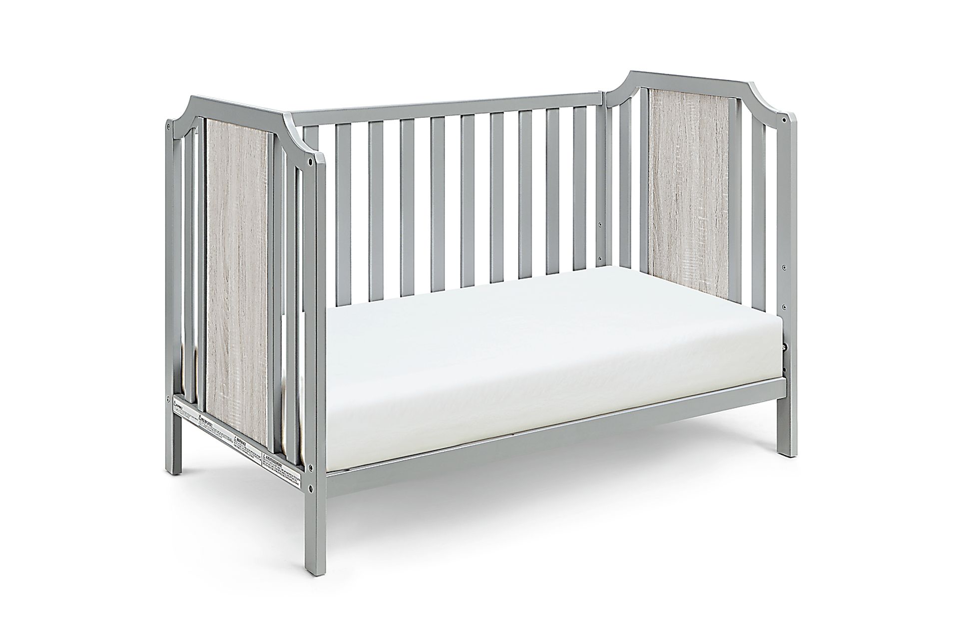 Kids Cheno Gray Crib - Image 4