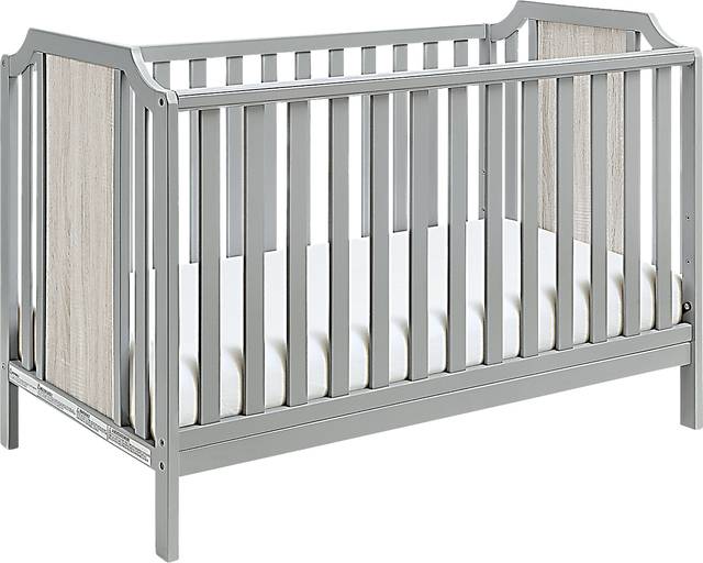 Kids Cheno Gray Crib - Thumbnail - Image 1