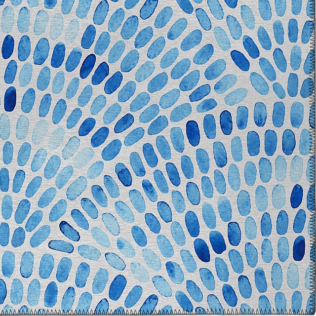 Chepstow Blue 3' x 5' Rug - Thumbnail - Image 3