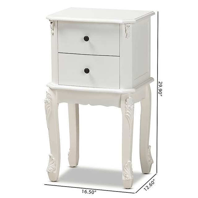 Cherabon White Nightstand - Thumbnail - Image 9