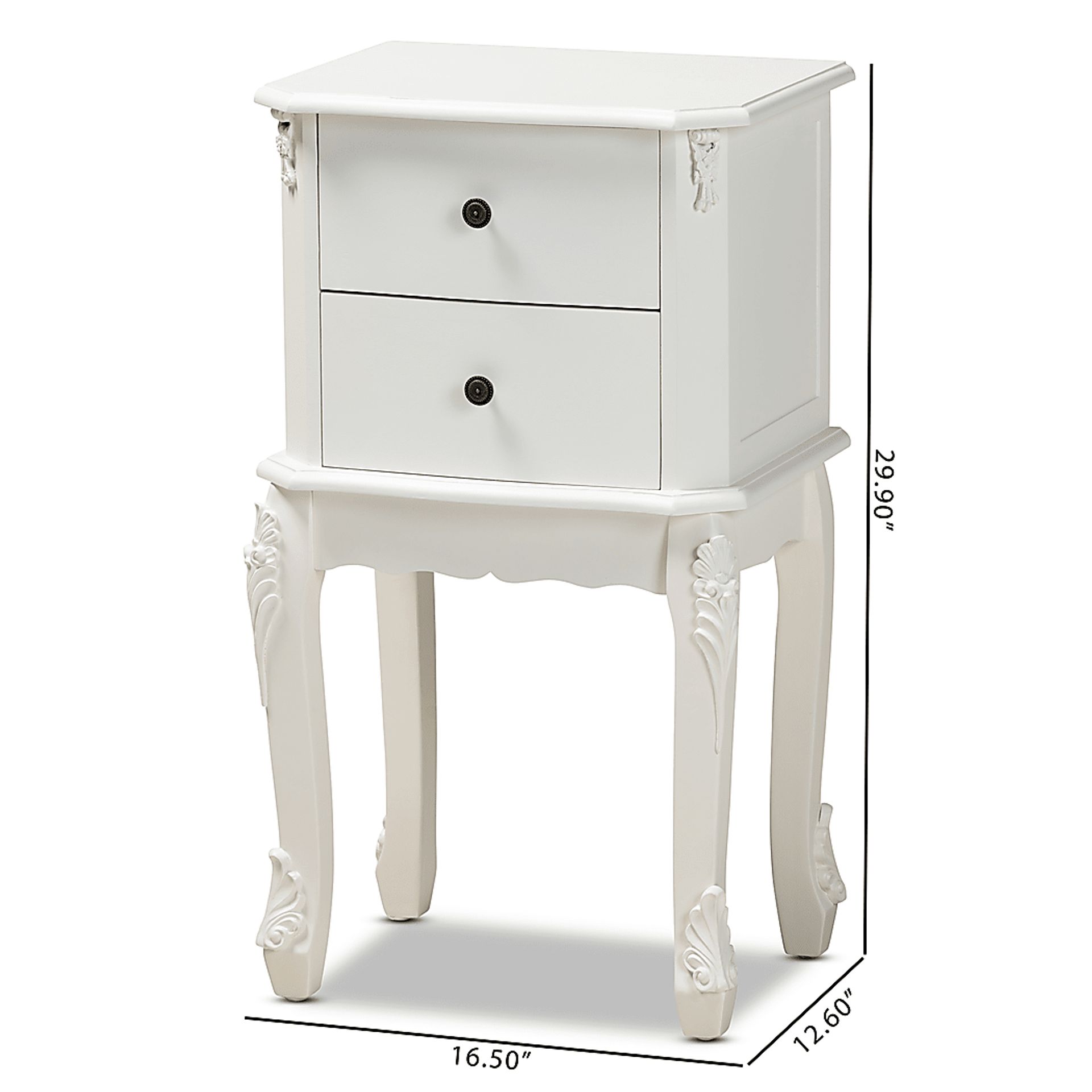 Cherabon White Nightstand - Image 9