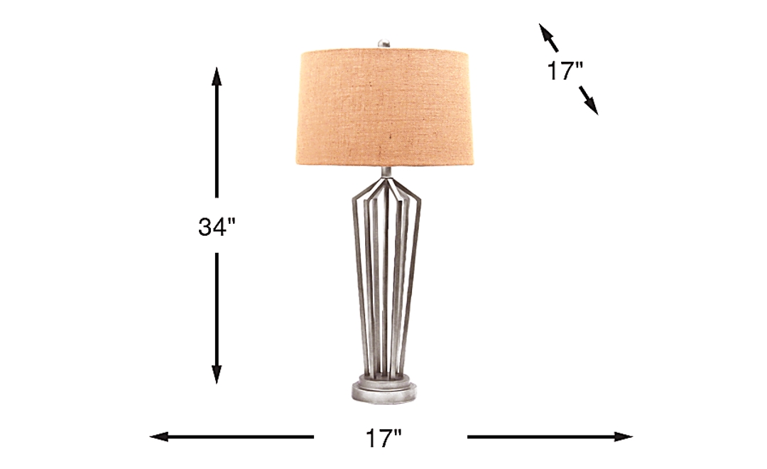 Cherami Gray Lamp