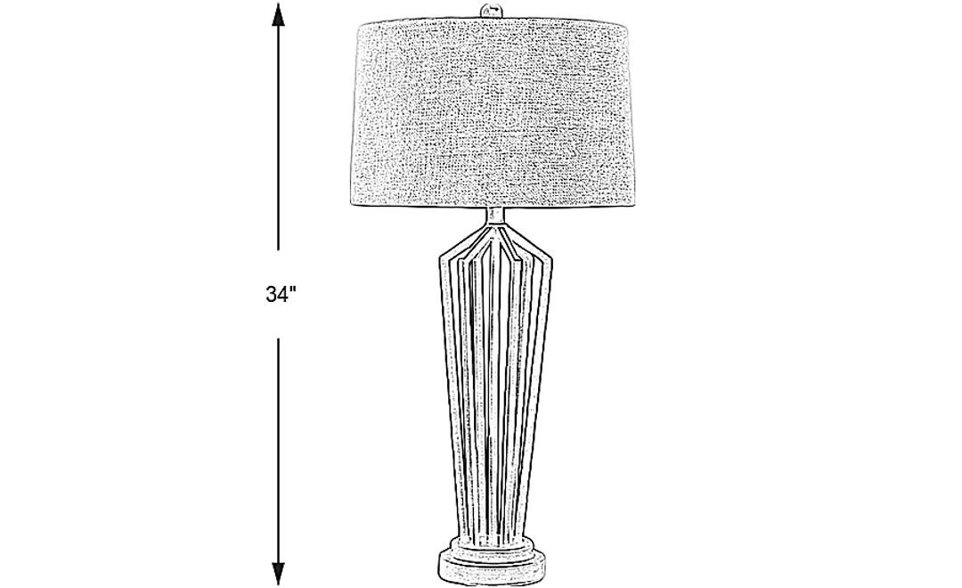 Cherami Gray Lamp