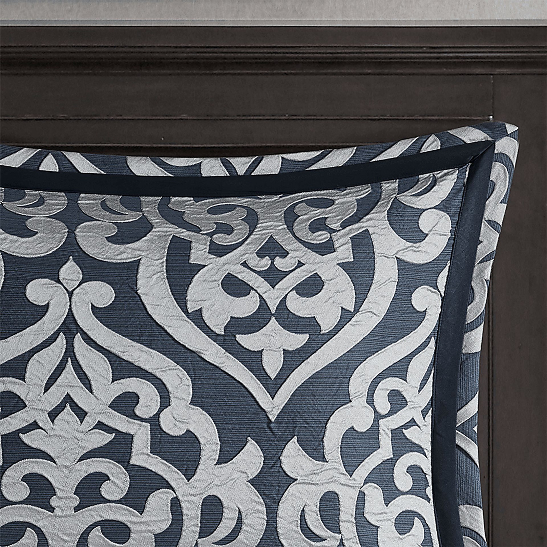 Cherbourg Blue 8 Pc California King Comforter Set - Image 8