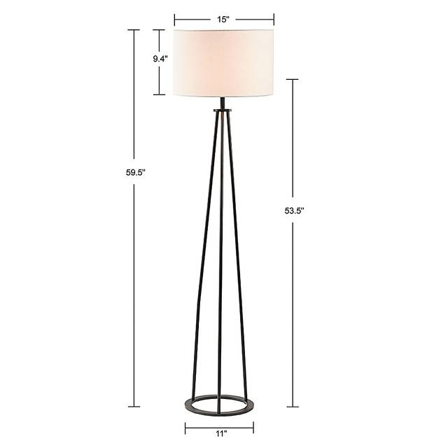 Cheri Peak Black Floor Lamp - Thumbnail - Image 7