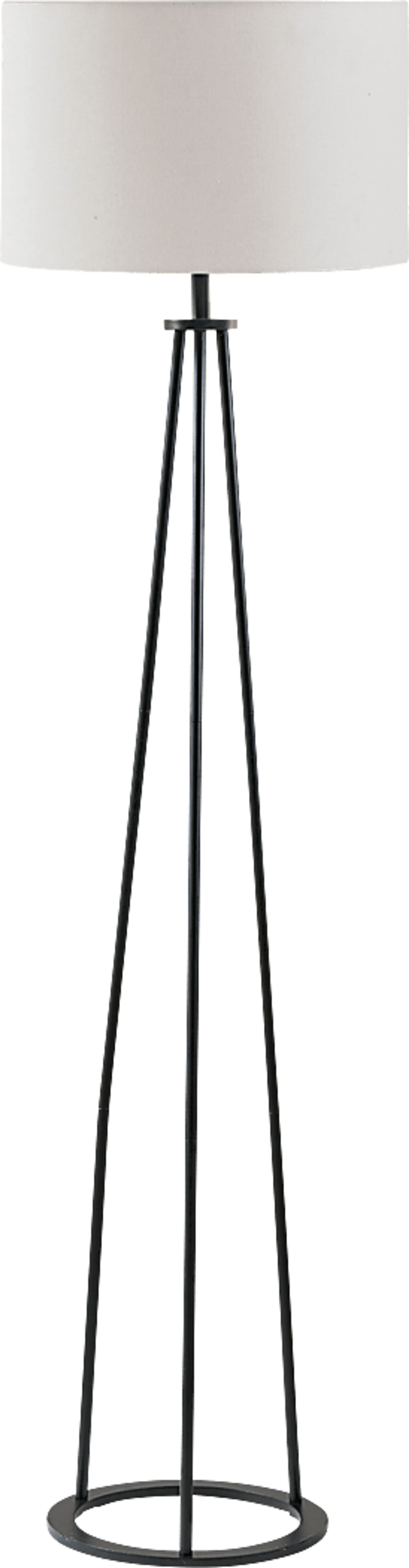 Cheri Peak Black Floor Lamp - Image 1