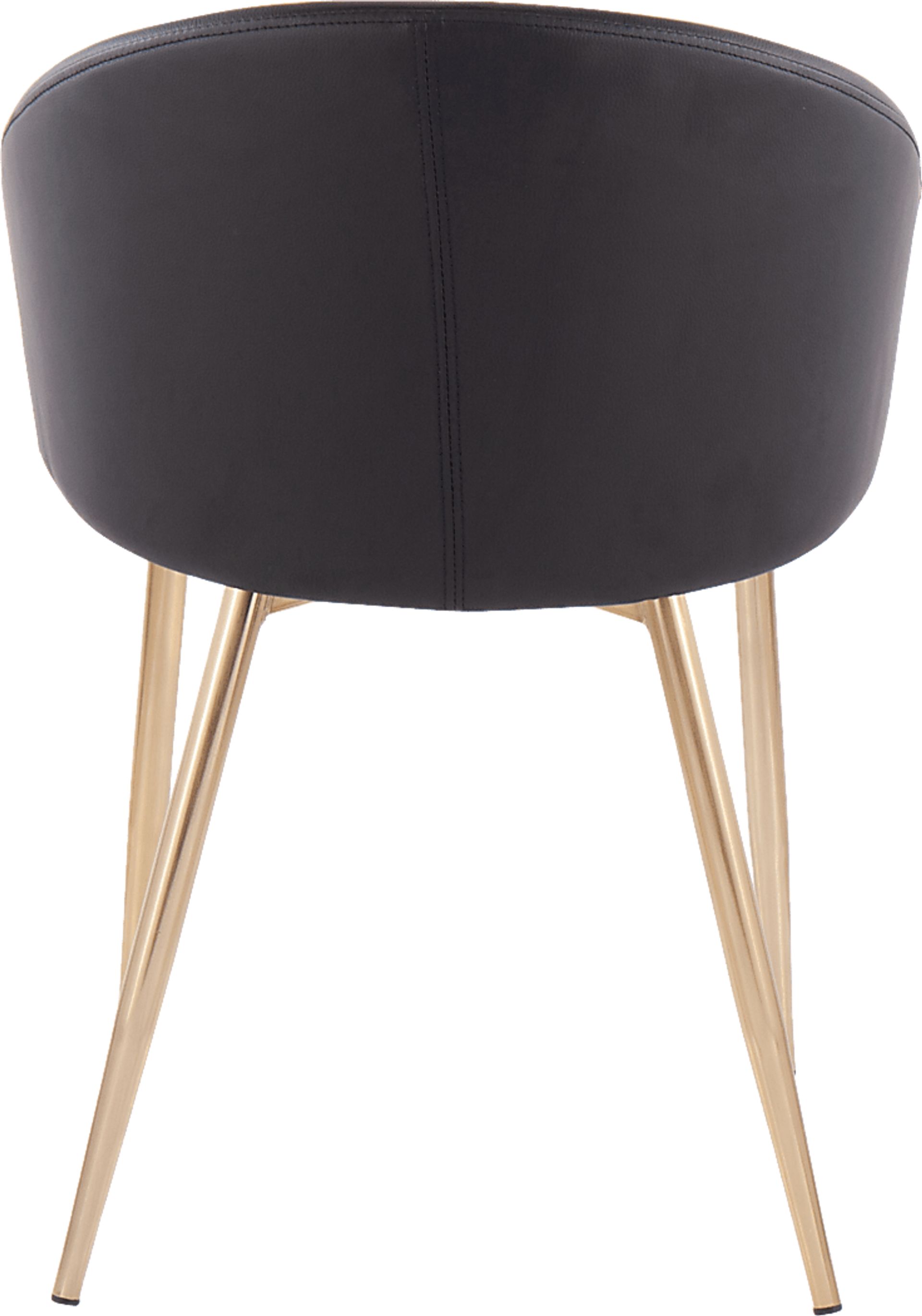 Cherlyn Black Gold Side Chair - Image 4