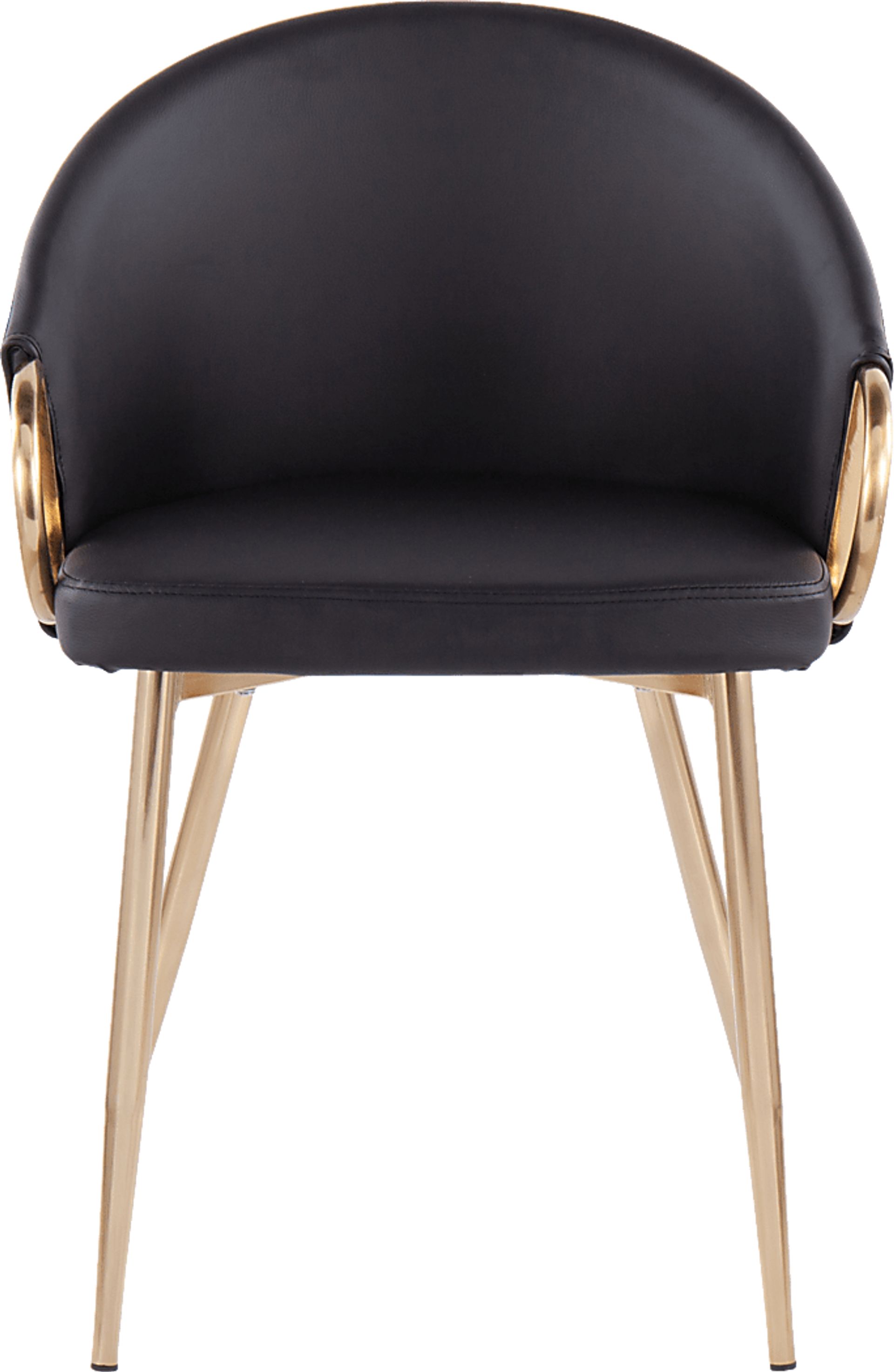 Cherlyn Black Gold Side Chair - Image 5