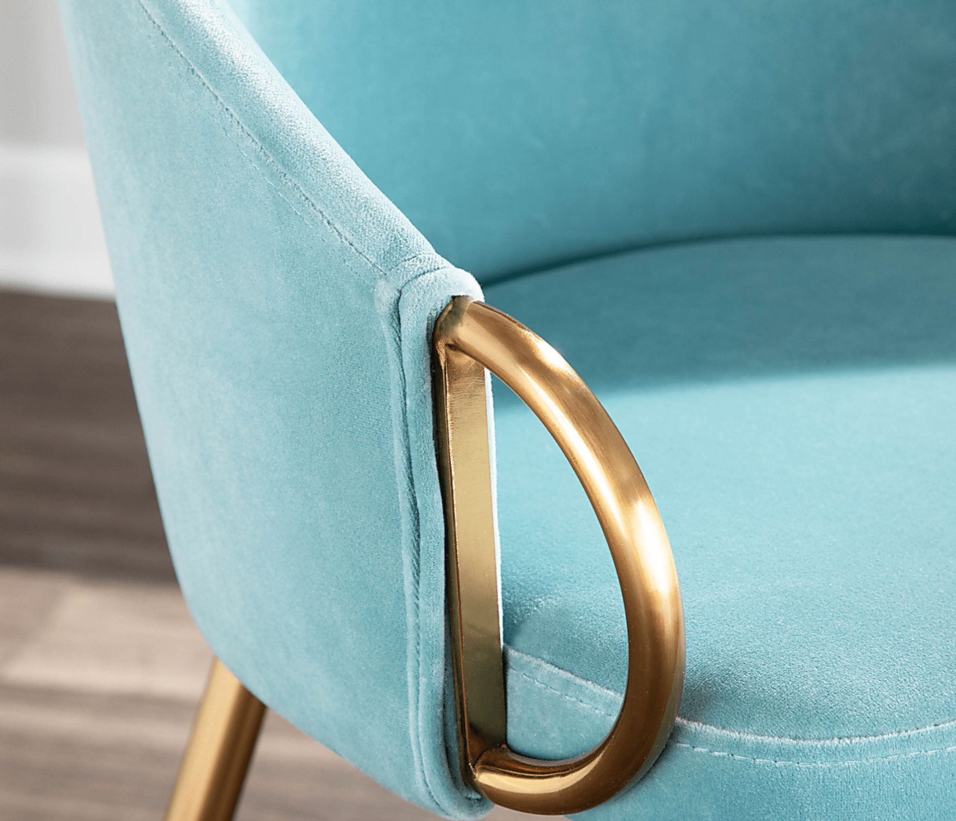 Cherlyn Blue Side Chair, Set of 2 - Image 6