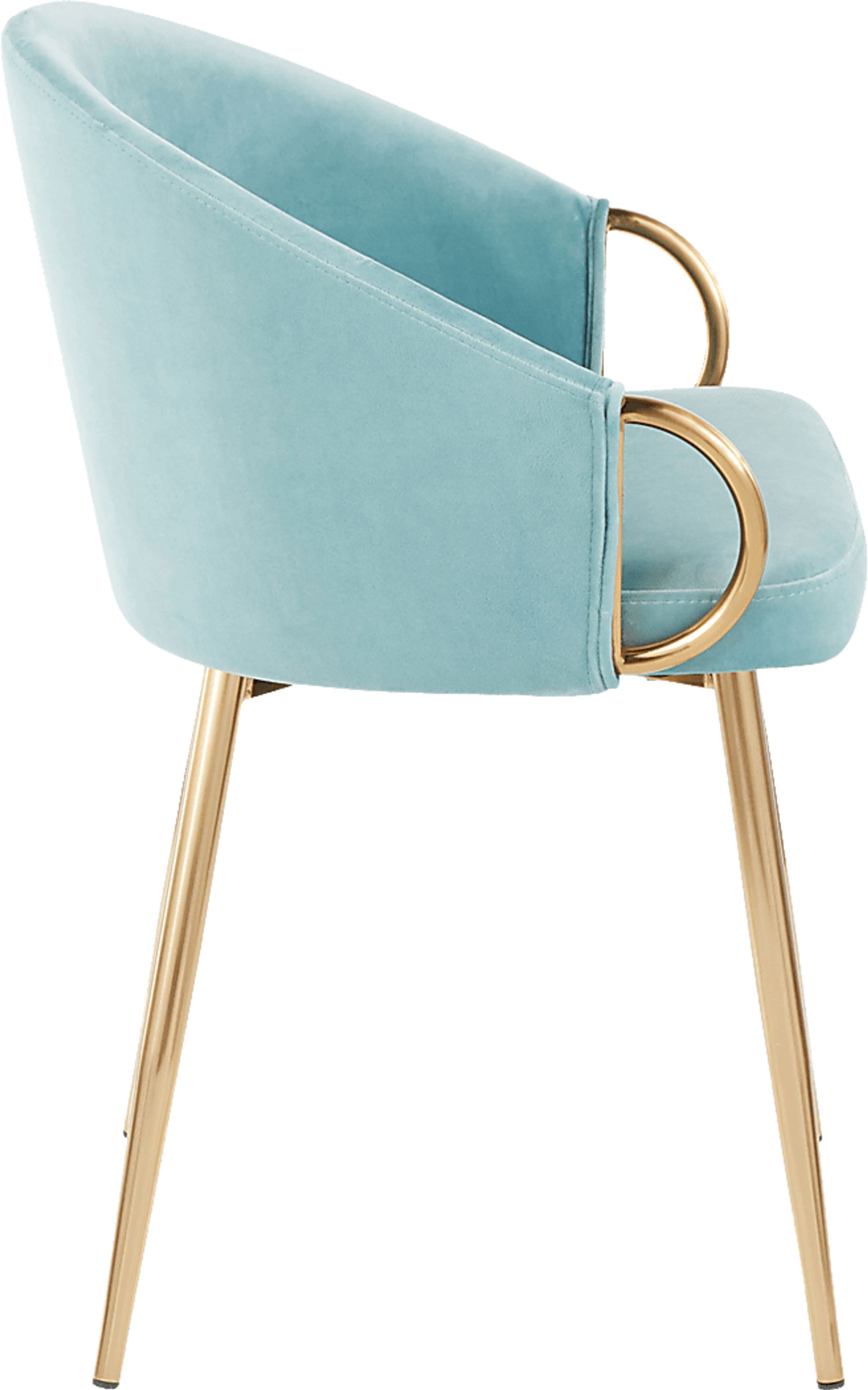 Cherlyn Blue Side Chair, Set of 2 - Image 9