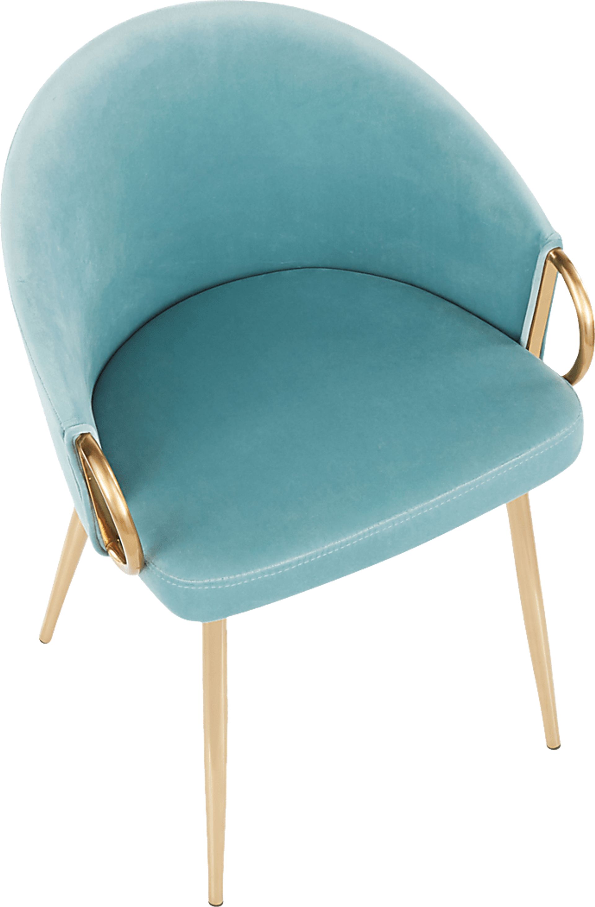 Cherlyn Blue Side Chair - Image 5