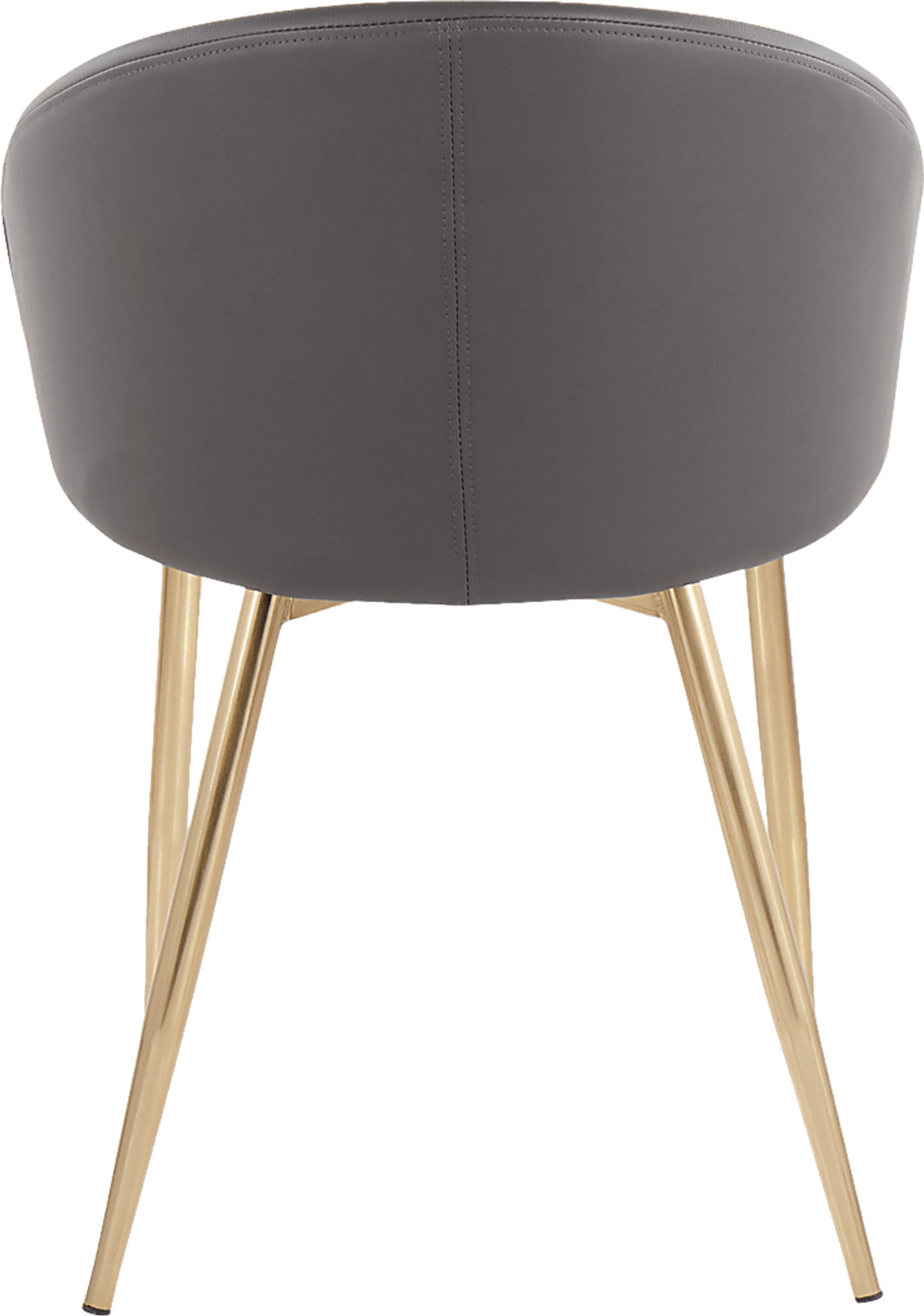 Cherlyn Gray Gold Side Chair - Image 4