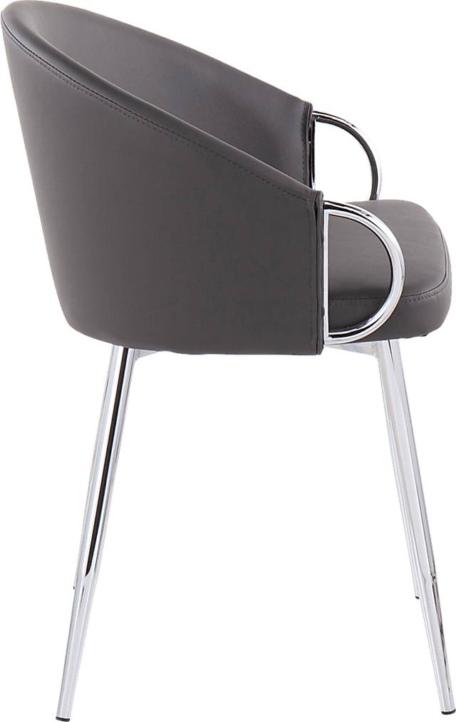 Cherlyn Gray Side Chair - Thumbnail - Image 2