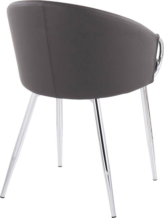 Cherlyn Gray Side Chair - Thumbnail - Image 3
