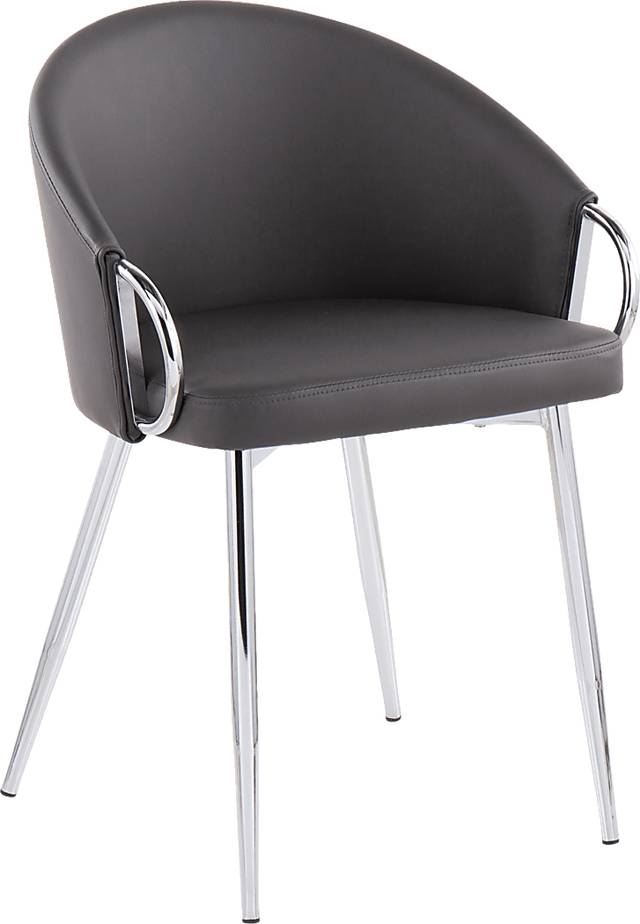 Cherlyn Gray Side Chair - Thumbnail - Image 1