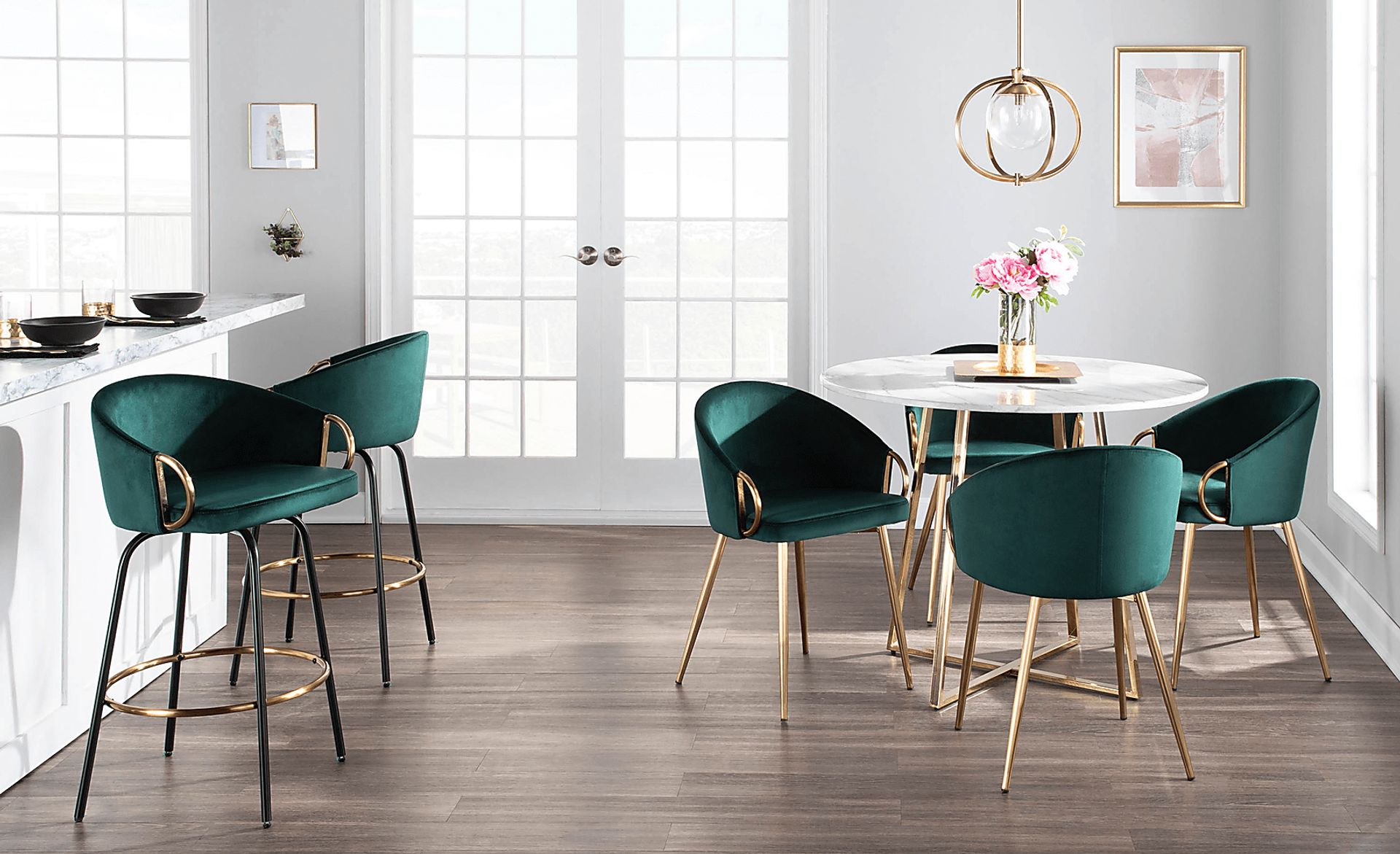 Cherlyn Green Side Chair - Image 7