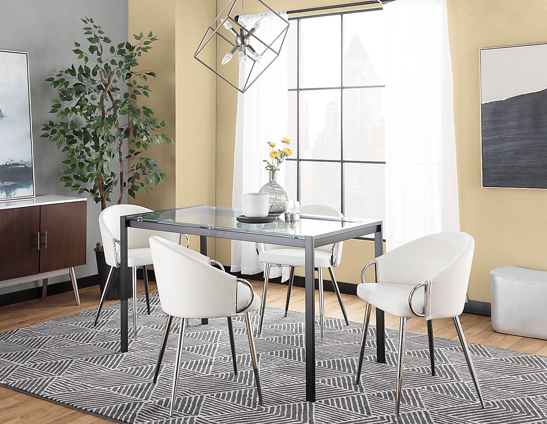 Cherlyn White Side Chair - Image 9