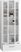 Cherryhill White Bookcase