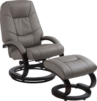 Cherwek Manual Recliner And Ottoman