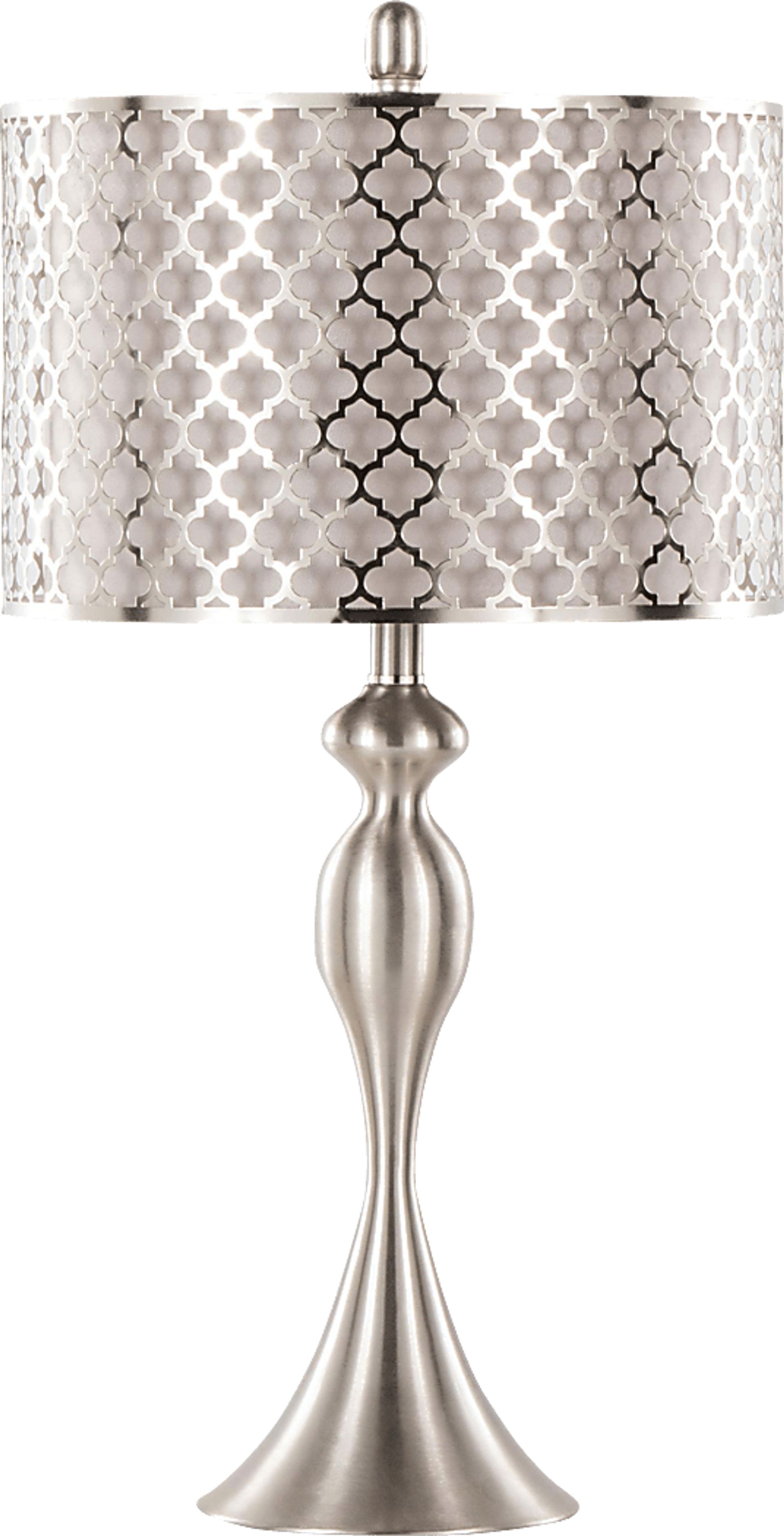 Cheryl Court Silver Table Lamps, Set of 2 - Image 3