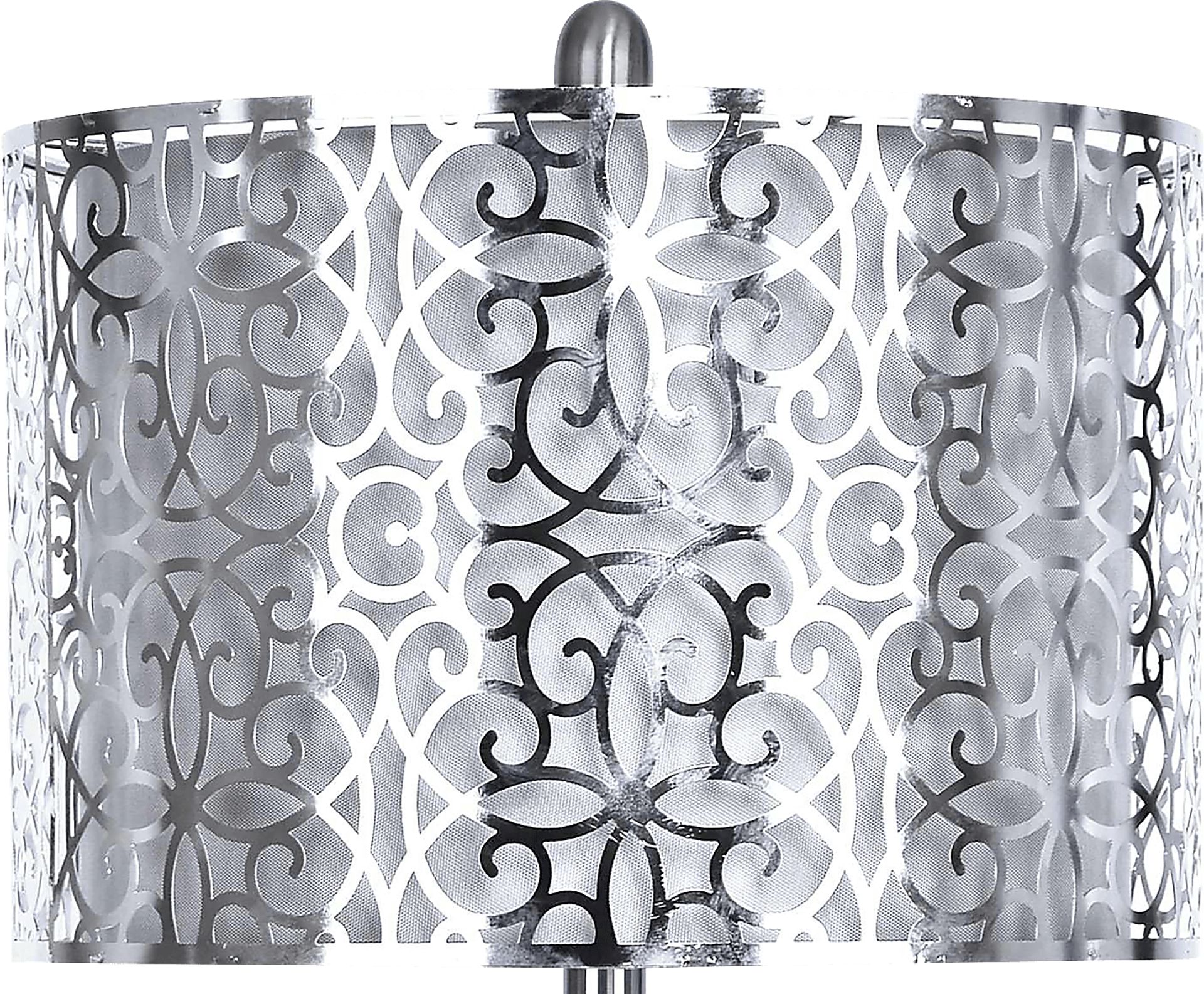 Cheryl Court Silver Lamp Set of 2 - Image 2