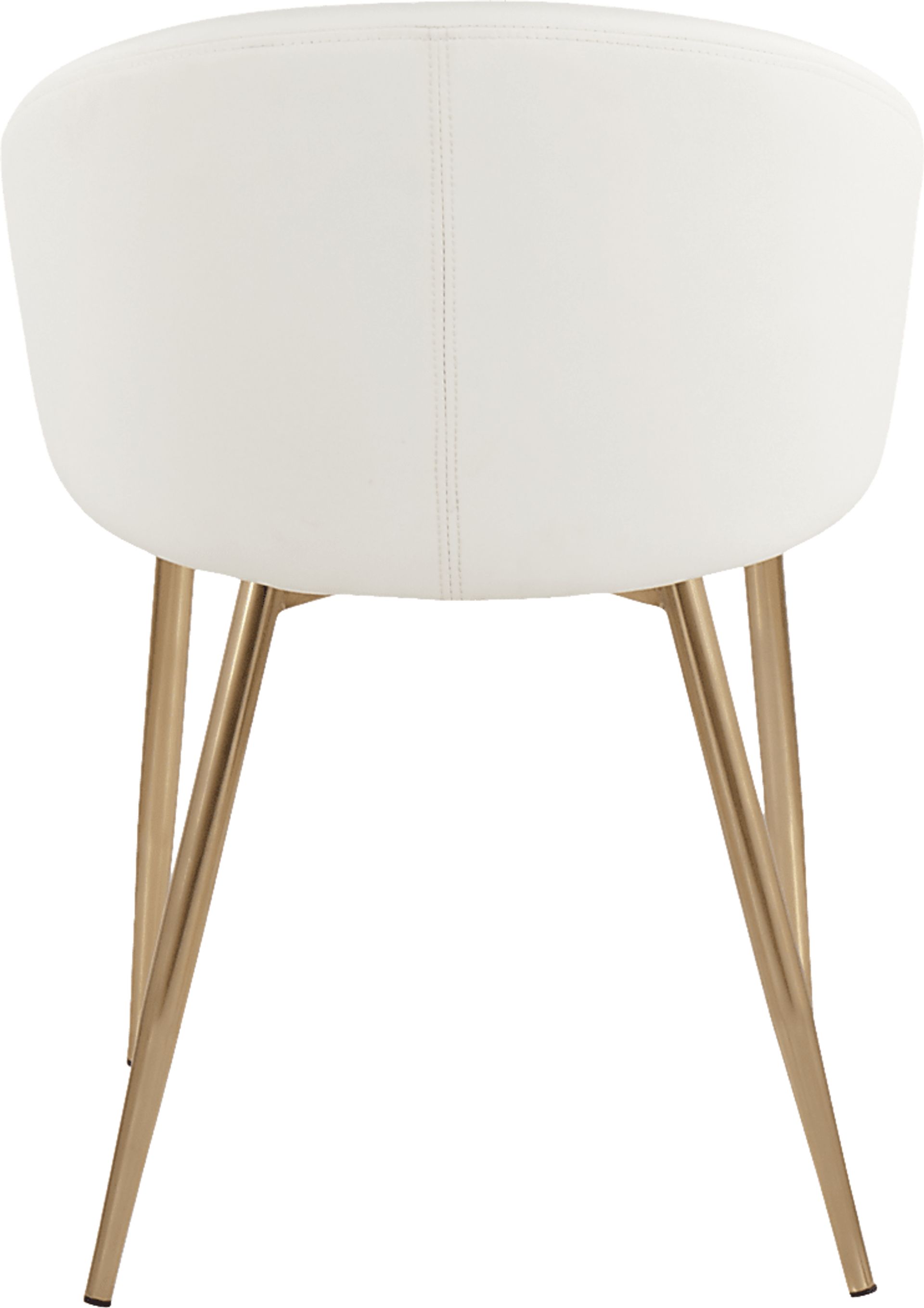 Cherylyn White Gold Side Chair - Image 4