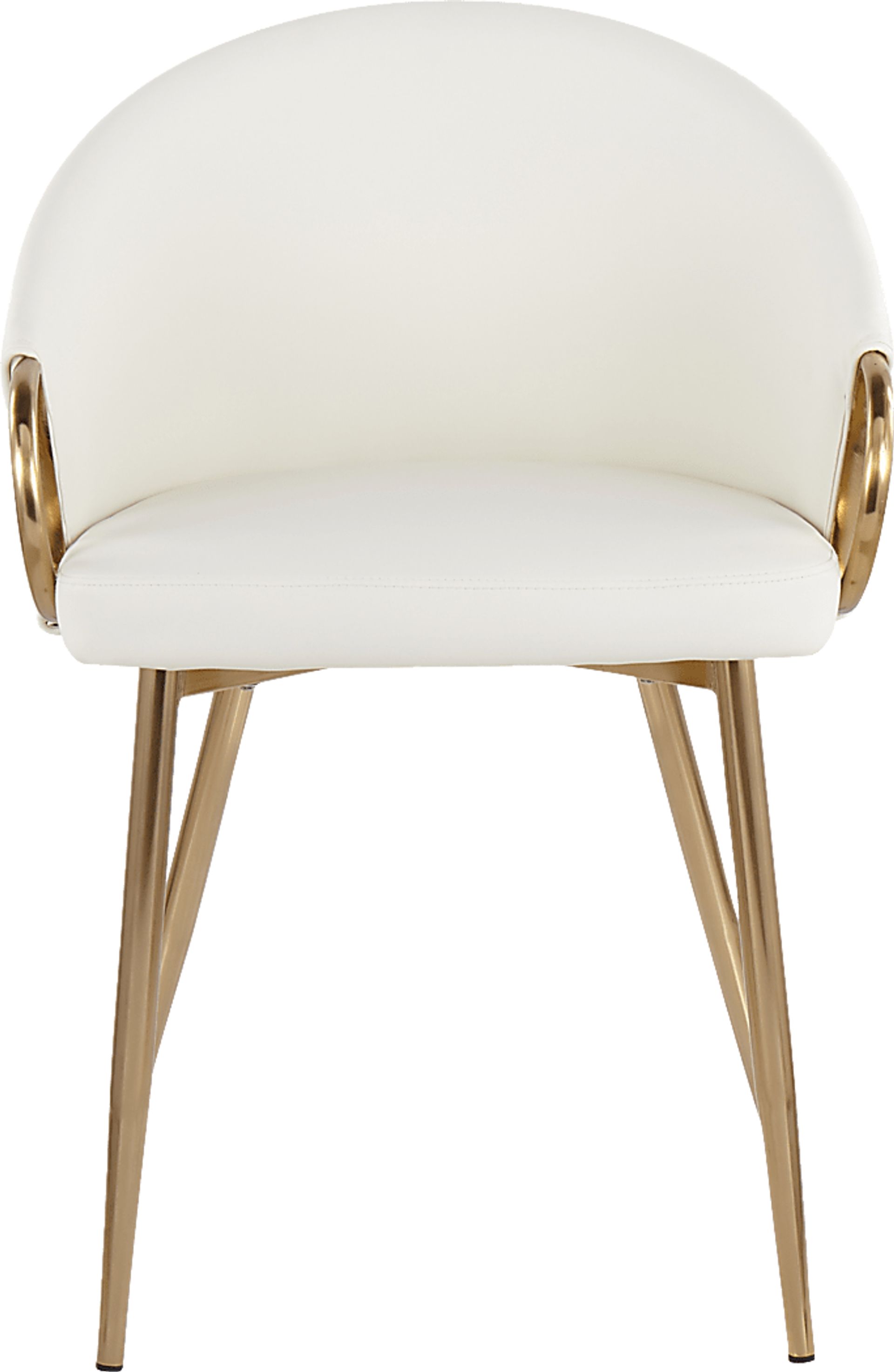 Cherylyn White Gold Side Chair - Image 5