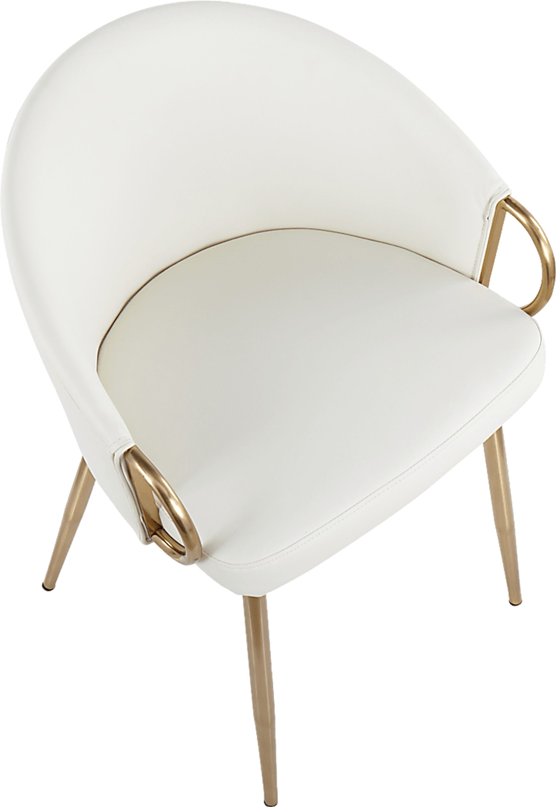 Cherylyn White Gold Side Chair - Image 6