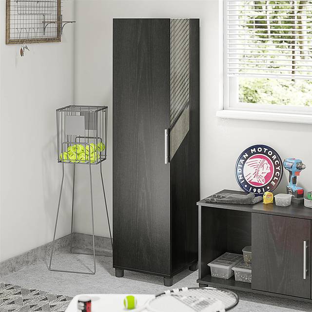 Chesalo Black Storage Cabinet - Thumbnail - Image 2