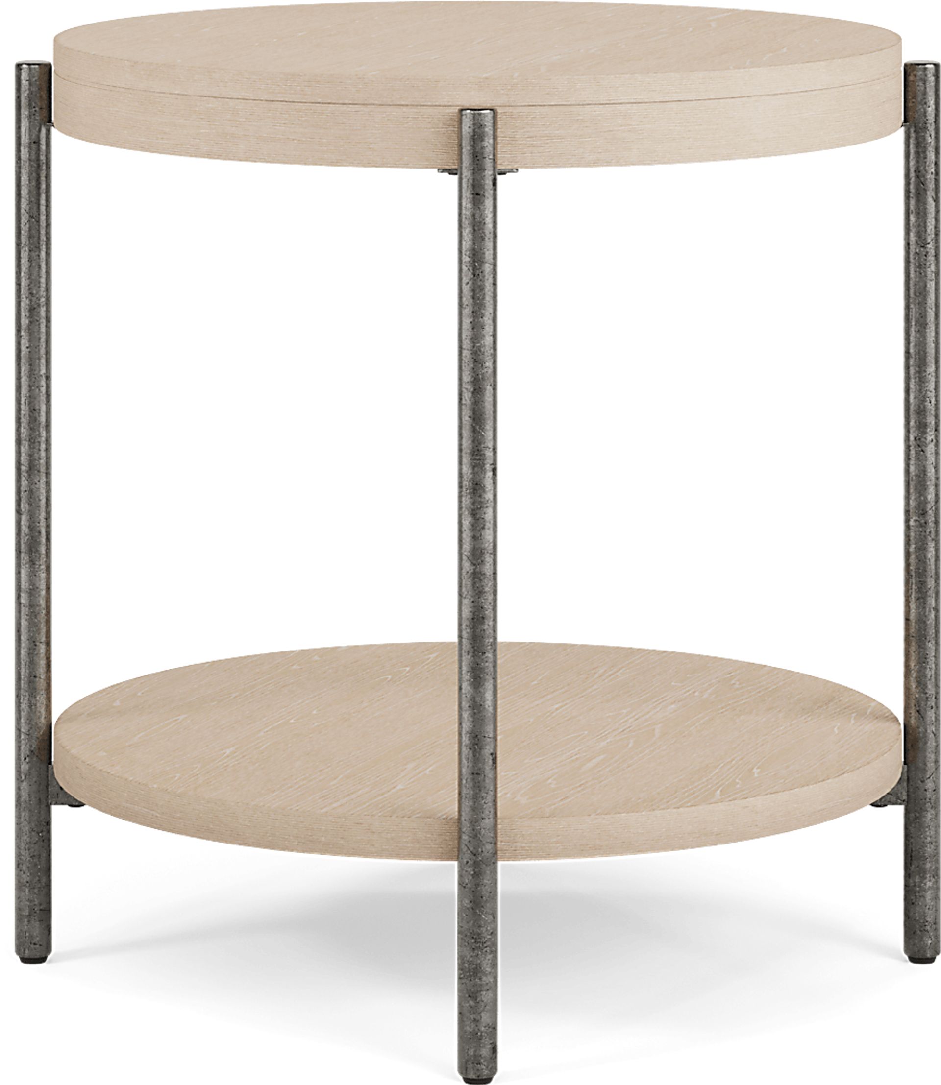 Cheshire Gray Round End Table - Image 2
