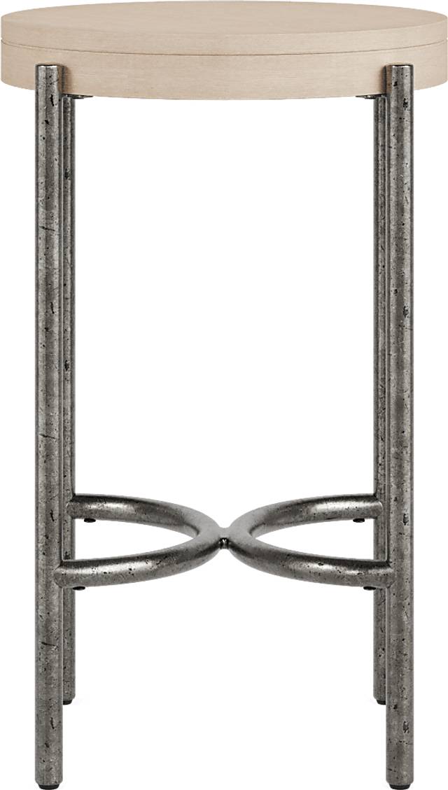 Cheshire Gray Round Side Table - Thumbnail - Image 2
