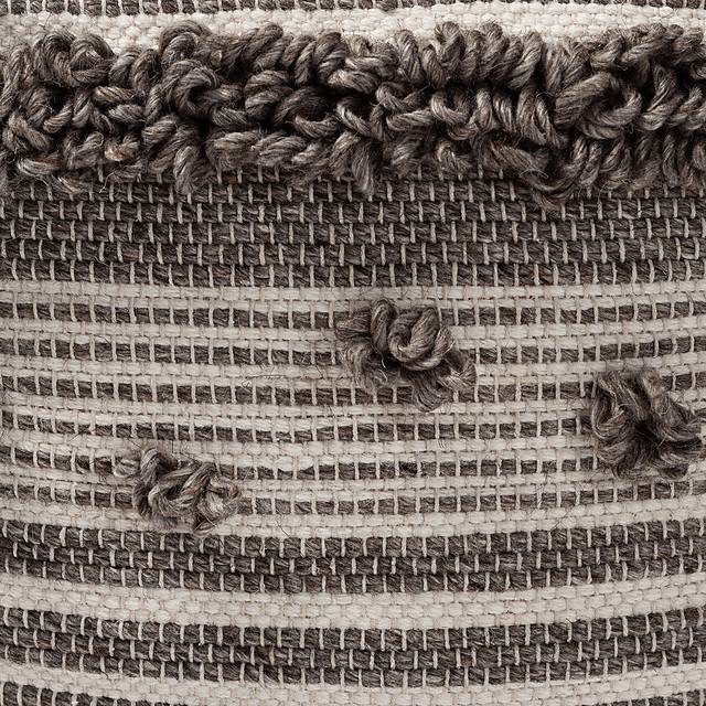 Chessington Brown Pouf - Thumbnail - Image 3