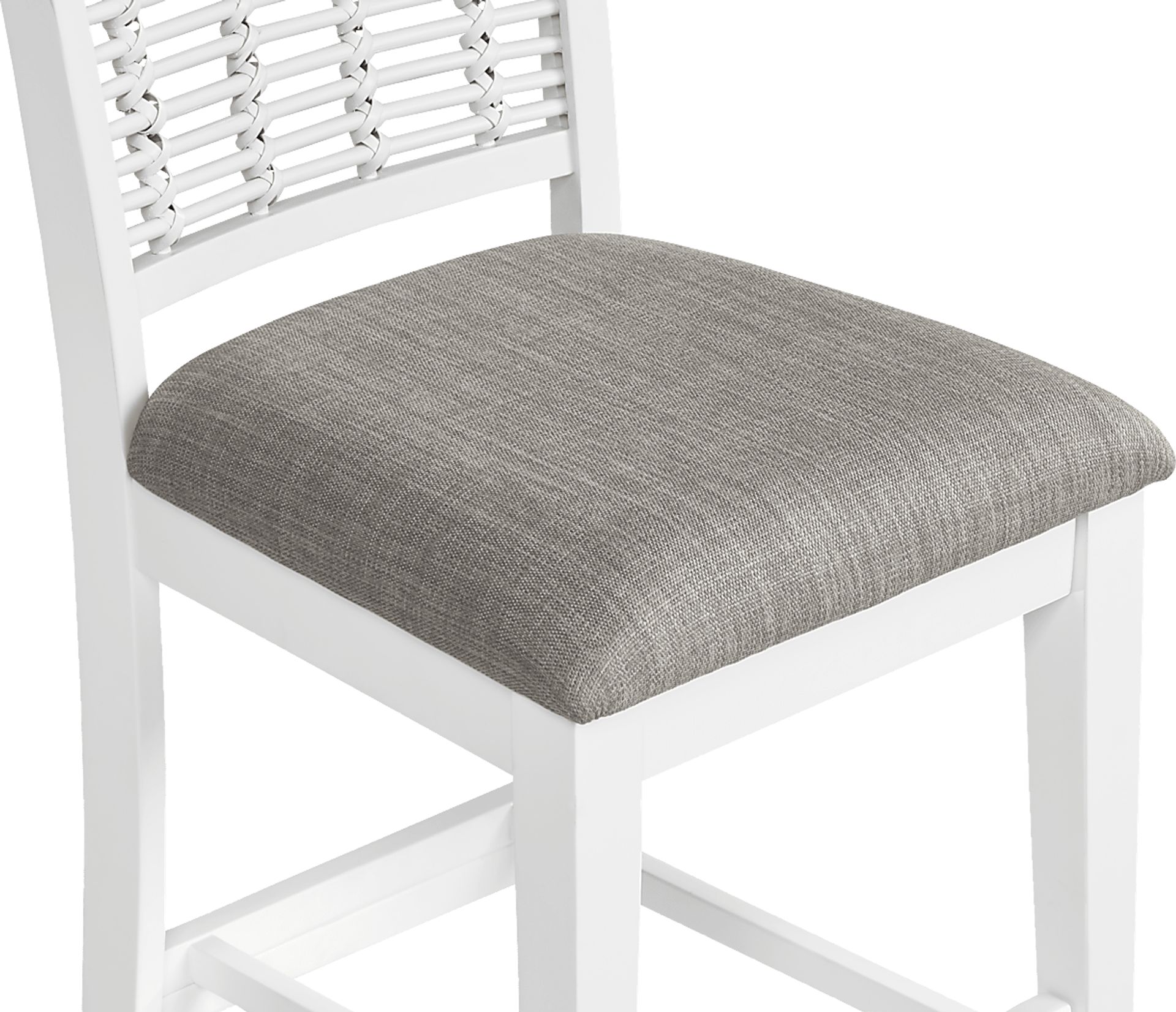 Chesterman White Counter Height Stool - Image 4