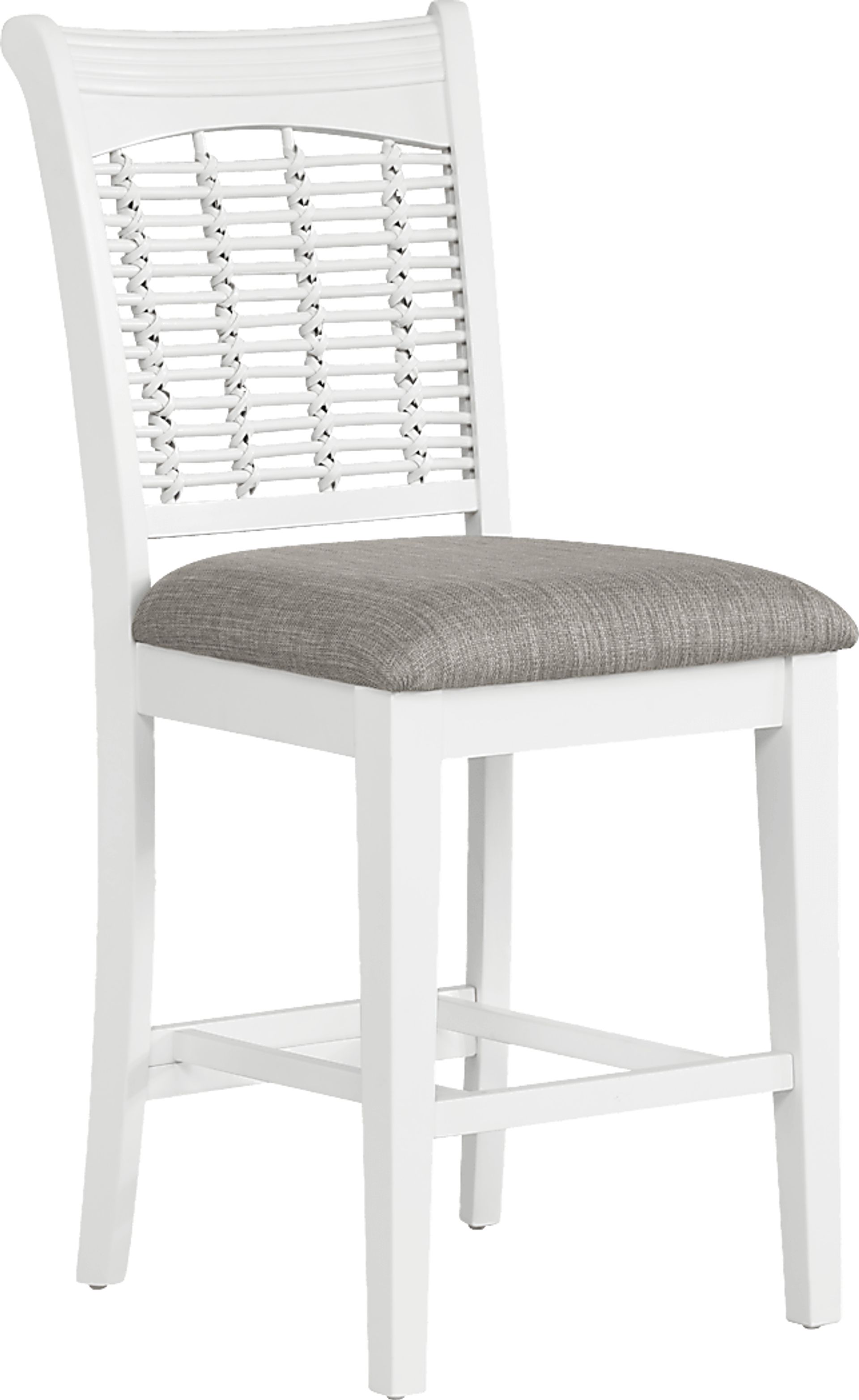 Chesterman White Counter Height Stool - Image 1