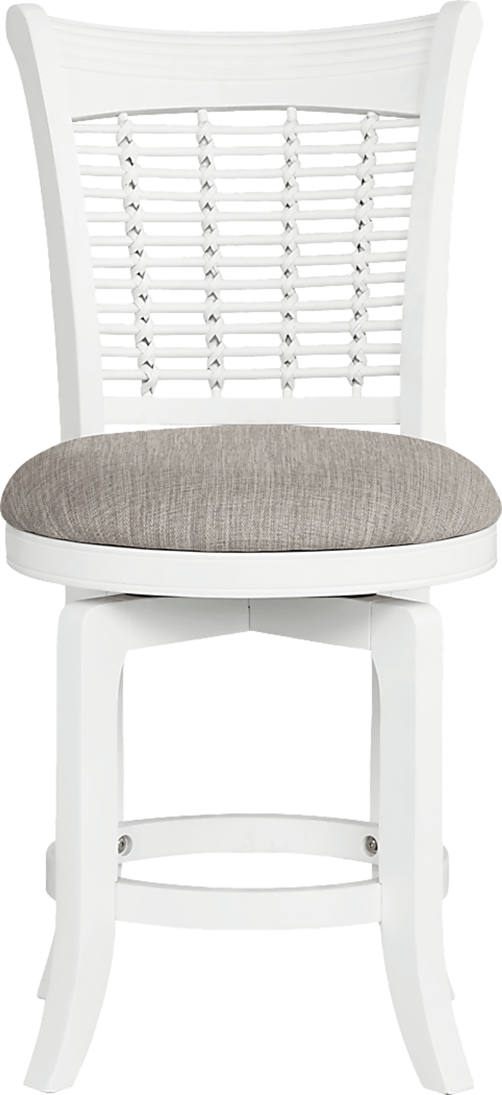 Chesterman White Counter Height Swivel Stool - Image 2